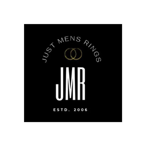 Just Mens Rings brand logo for justmensrings.com