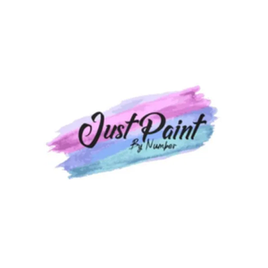 Just Paint by Number brand logo for justpaintbynumber.com