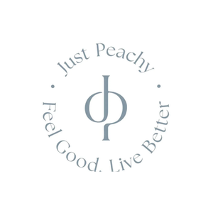 Just Peachy Basics brand logo for justpeachybasics.com