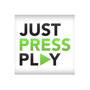 Just Press Play brand logo for justpressplay.com