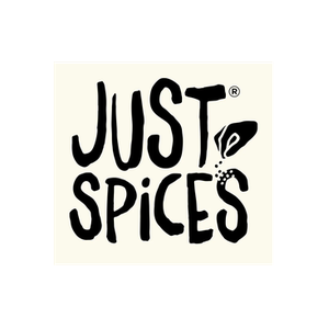 Just Spices brand logo for justspices.com
