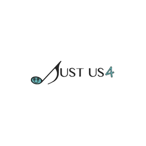 Just Us 4 brand logo for justus4.com