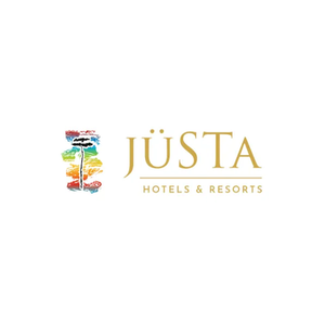 juSTa Hotels & Resorts brand logo for justahotels.com