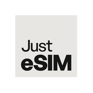 Justesim brand logo for justesim.com