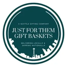 justforthemgiftbaskets brand logo for justforthemgiftbaskets.com
