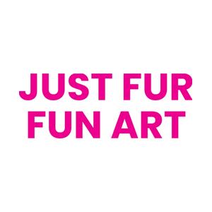 justfurfunart brand logo for justfurfunart.com