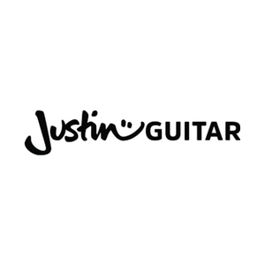 JustinGuitar brand logo for justinguitar.com