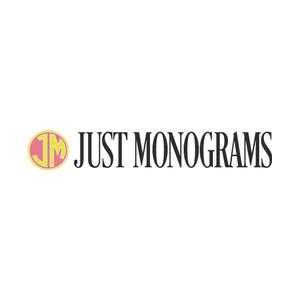justmonograms brand logo for justmonograms.com