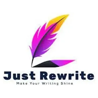 justrewrite brand logo for justrewrite.com