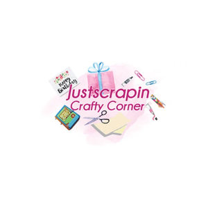 justscrapincraftcorner brand logo for justscrapincraftcorner.com