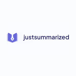 justsummarized brand logo for justsummarized.com