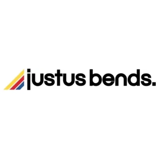 justusbends brand logo for justusbends.com