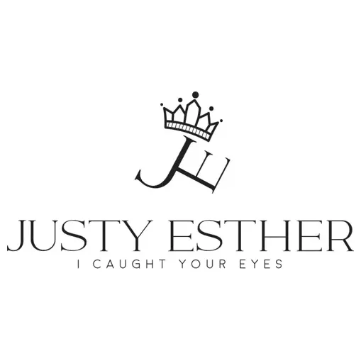 justyesther brand logo for justyesther.com