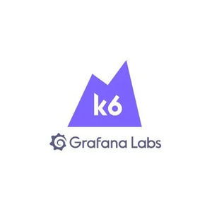 K6 brand logo for k6.io