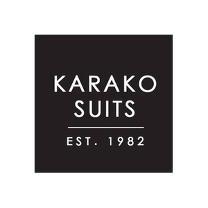 Karako Suits brand logo for karakosuits.com