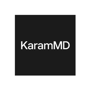 Karam MD Skin brand logo for karammdskin.com