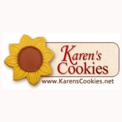 Karen's Cookies brand logo for karenscookies.net