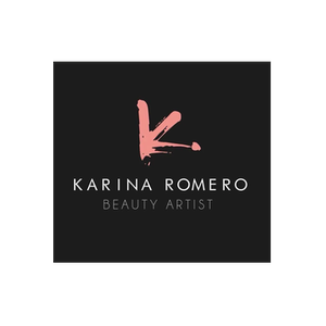 Karina Romero Beauty brand logo for karinaromerobeauty.com
