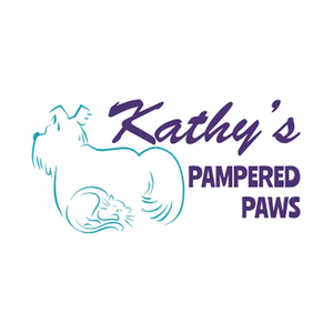 kathyspamperedpaws brand logo for kathyspamperedpaws.com