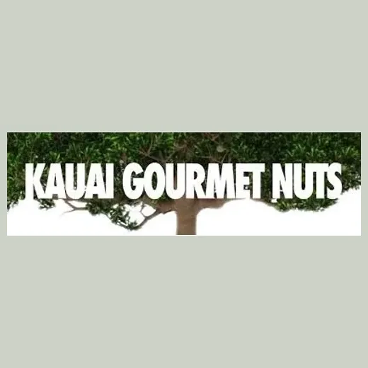Kauai Gourmet Nuts brand logo for kauaigourmetnuts.com