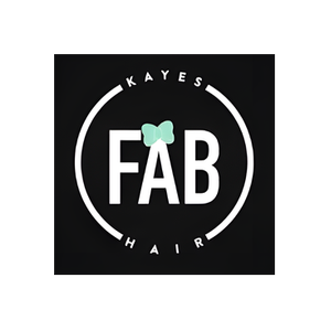 Kaye's Fab Hair brand logo for kayesfabhair.com