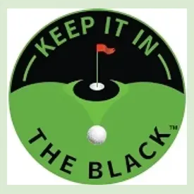 Keep It in the Black brand logo for keepitintheblack.golf