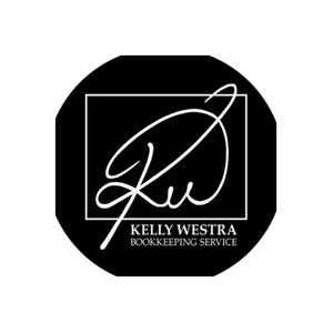 Kelly Westra Bookkeeping brand logo for kellywestrabookkeeping.com