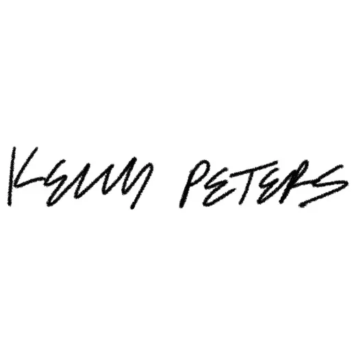 kellypetersart brand logo for kellypetersart.com