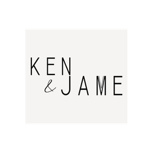 Ken & Jame brand logo for kenandjame.com