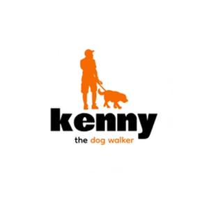Kenny The Dog Walker brand logo for kennythedogwalker.com
