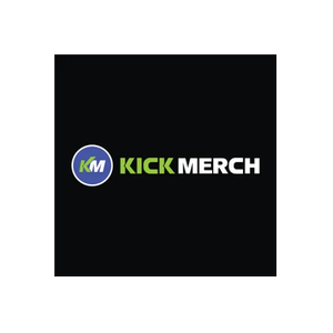 kickmerch brand logo for kickmerch.com