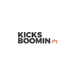 kicksboomin brand logo for kicksboomin.com
