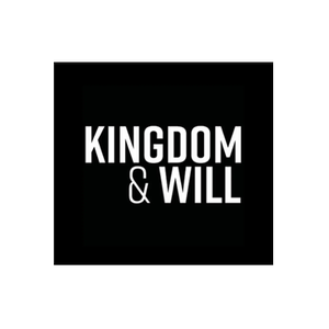 Kingdom & Will brand logo for kingdomandwill.com