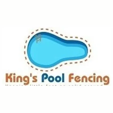 kingspoolfencing brand logo for kingspoolfencing.com