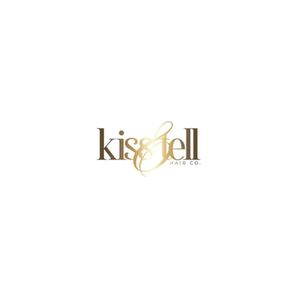 Kiss & Tell Hair Co. brand logo for kissandtellhairco.com