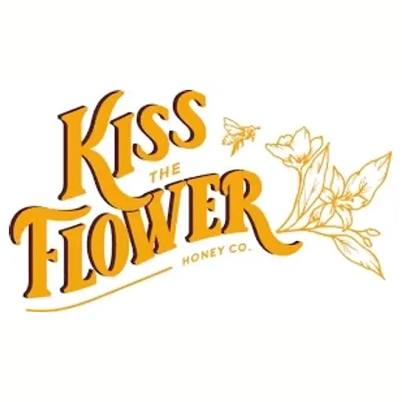 Kiss the Flower Honey brand logo for kisstheflowerhoney.com