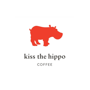 Kiss the Hippo Coffee brand logo for kissthehippo.com