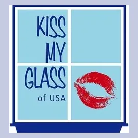 kissmyglassofusa brand logo for kissmyglassofusa.com