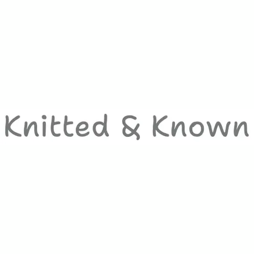 knittedandknown brand logo for knittedandknown.com