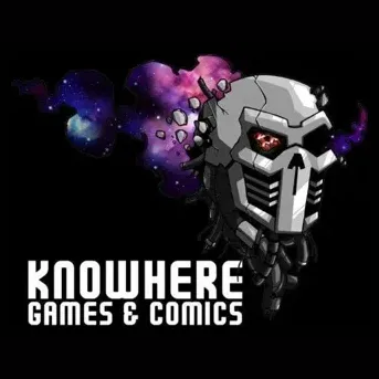 Knowhere Games & Comics brand logo for knowheregamesandcomics.com