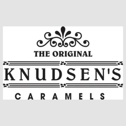 Knudsen's Caramels brand logo for knudsenscaramels.com