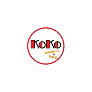 kokochickenbbq brand logo for kokochickenbbq.com