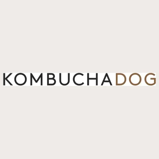 Kombucha Dog brand logo for kombuchadog.com