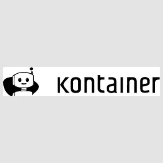 Kontainer brand logo for kontainer.com