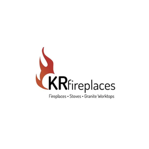 KR Fireplaces brand logo for krfireplaces.co.uk