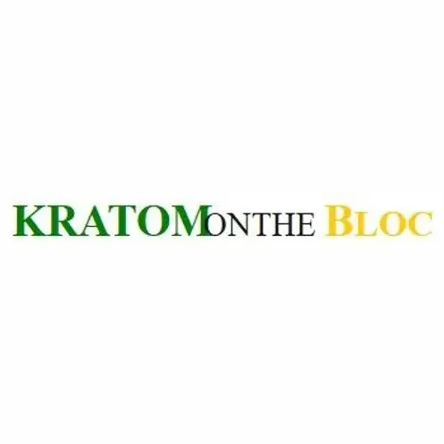 kratomonthebloc brand logo for kratomonthebloc.com