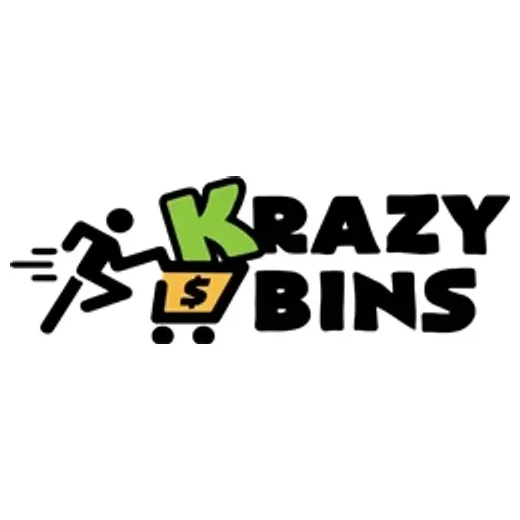 krazybins brand logo for krazybins.com