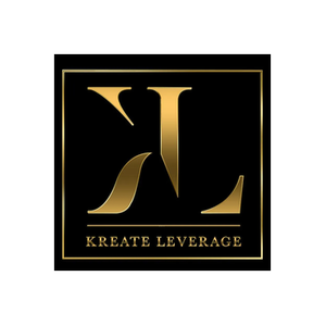 Kreate Leverage brand logo for kreateleverageclothing.com