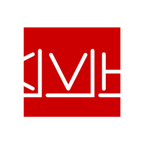 KVH brand logo for kvh.com