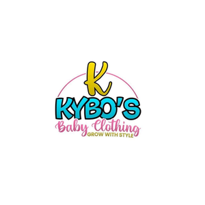 Kybos brand logo for kybosbabyclothing.com